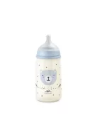 Suavinex 270 ml-es cumisüveg SX Pro fiziológiás szilikon cumival, közepes átfolyású antikolikás cumisüveg - OUTLET termék