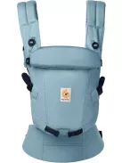 Ergobaby Adapt SoftTouch gyapjú babahordozó, 3 pozíció, 3,2-20,4 kg-Slate Blue, OUTLET termék