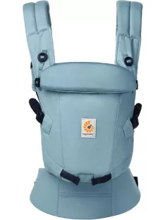   Ergobaby Adapt SoftTouch gyapjú babahordozó, 3 pozíció, 3,2-20,4 kg-Slate Blue, OUTLET termék