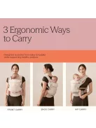 Ergobaby Adapt SoftTouch gyapjú babahordozó, 3 pozíció, 3,2-20,4 kg-Slate Blue, OUTLET termék