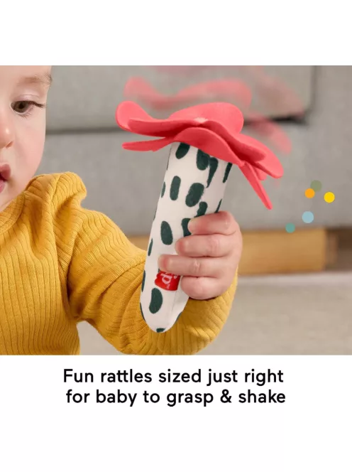 Fisher Price Shake 'n Rattle Busy Bee szenzoros plüss, OUTLET termék