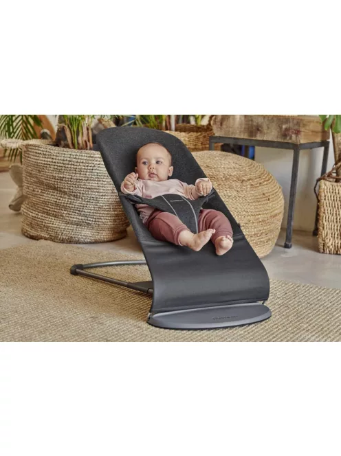 Babybjörn bouncer bliss pihenőszék - sötétszürke, OUTLET termék