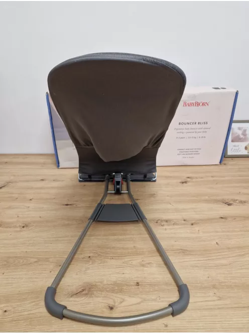 Babybjörn bouncer bliss pihenőszék - sötétszürke, OUTLET termék