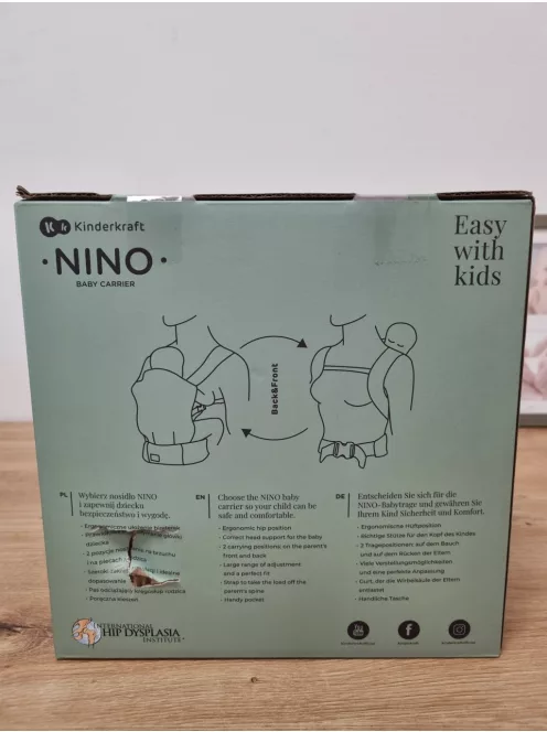 Kinderkraft Nino Confetti babahordozó,OUTLET termék