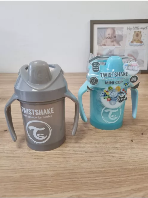 Twistshake Mini Cup 2 db-os itatópohár szett, 230 ml, 4 hó+, OUTLET termék
