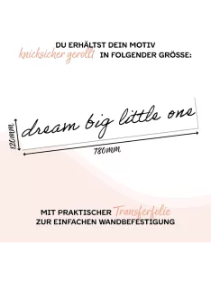   Yabaduu "Learn big little one" fali matrica, OUTLET termék