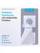 Sauba konnektorvédők kampókkal, 5 db, OUTLET termék