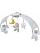 Chicco Rainbow Sky kiságy játékhíd és éjszakai fény, OUTLET termék