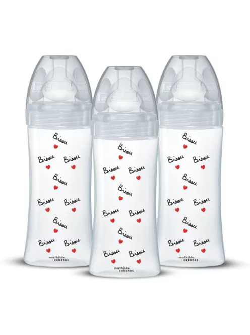 Dodie Mathilde Cabanas 3x330ml-es cumiüveg szett, OUTLET termék