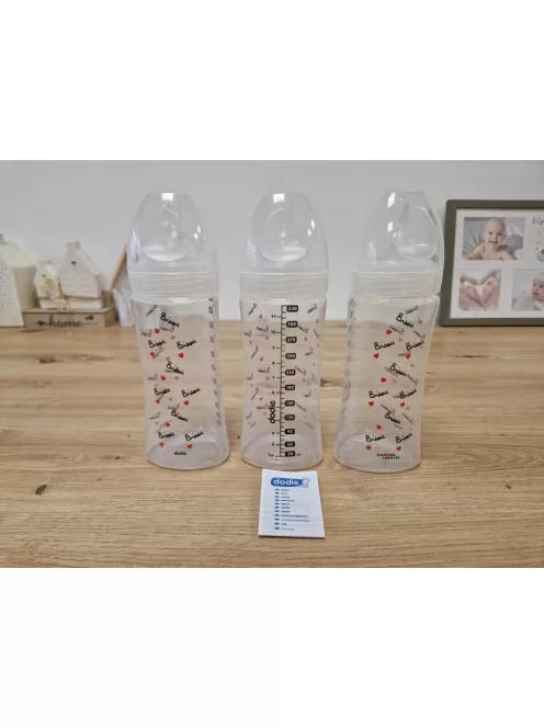 Dodie Mathilde Cabanas 3x330ml-es cumiüveg szett, OUTLET termék