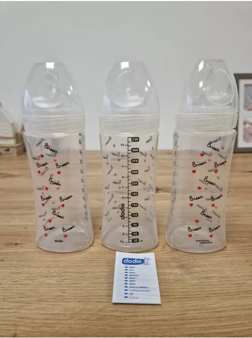 Dodie Mathilde Cabanas 3x330ml-es cumiüveg szett, OUTLET termék