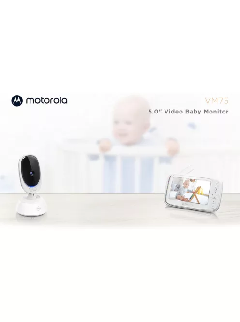 Motorola Nursery VM75 kamerás bébiőr, OUTLET termék
