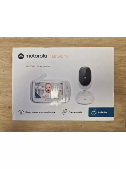 Motorola Nursery VM75 kamerás bébiőr, OUTLET termék