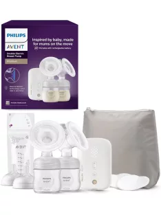   Philips Avent Premium elektromos dupla mellszívó SCF398/31, OUTLET termék