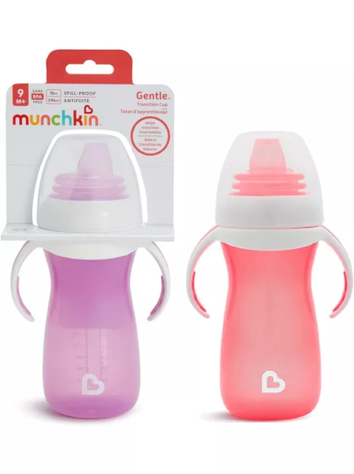 Munchkin 2 db-os Gentle Transition cumisüveg szett, 296 ml, OUTLET termék