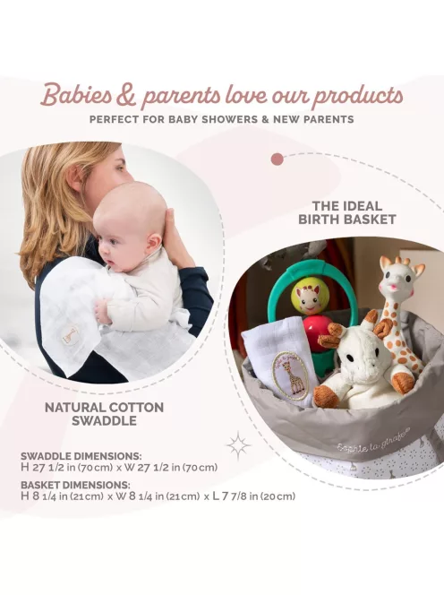 Sophie la Girafe 5 részes ajándékkosár OUTLET termék
