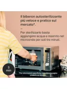Tommee Tippee Natural cumisüveg kezdőszett 2x150ml, 2x260ml, kefe, 2db cumi, 2db etetőfej, OUTLET termék