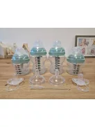 Tommee Tippee Natural cumisüveg kezdőszett 2x150ml, 2x260ml, kefe, 2db cumi, 2db etetőfej, OUTLET termék