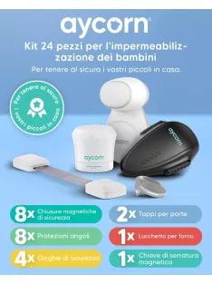   AYCORN 24 darabos gyermekbiztonsági készlet, OUTLET termék