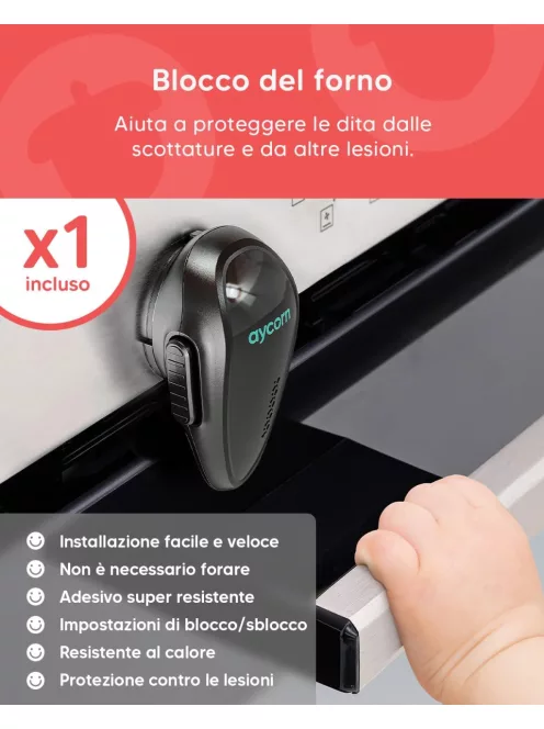 AYCORN 24 darabos gyermekbiztonsági készlet, OUTLET termék