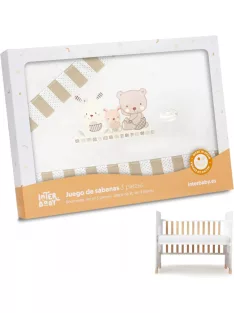    Interbaby gumis lepedő szett kispárna huzattal, OUTLET termék