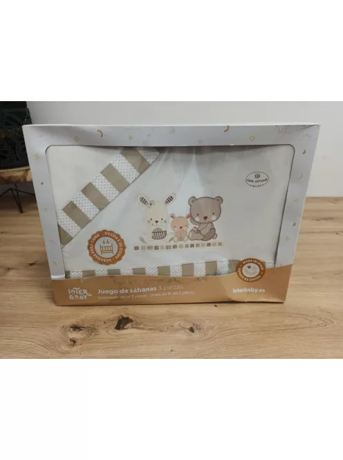  Interbaby gumis lepedő szett kispárna huzattal, OUTLET termék