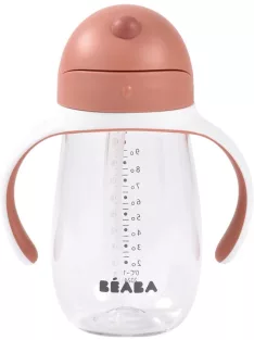   Béaba 2 az 1-ben szilikon itatópohár, 8 hó+, 300 ml, OUTLET termék