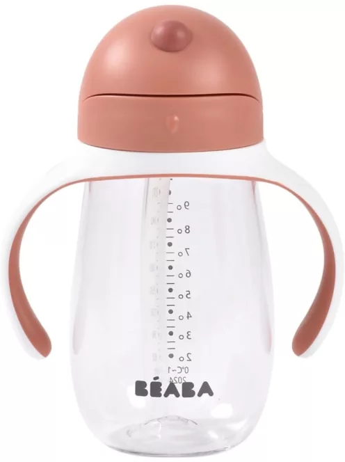 Béaba 2 az 1-ben szilikon itatópohár, 8 hó+, 300 ml, OUTLET termék