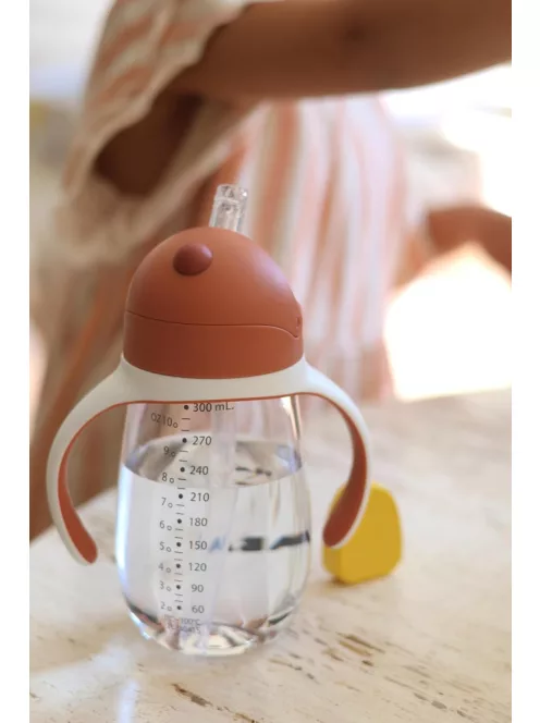 Béaba 2 az 1-ben szilikon itatópohár, 8 hó+, 300 ml, OUTLET termék