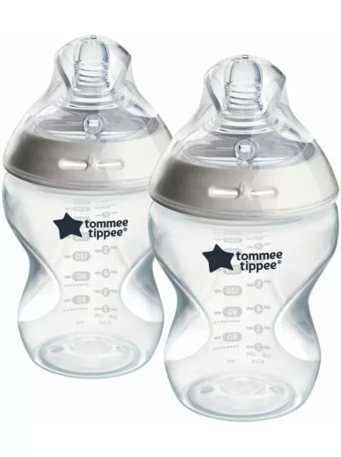 Tommee Tippee Natural Start Anti-Colic cumisüveg szett, 2 db-os, 0hó+, 260ml, OUTLET termék
