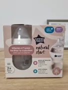 Tommee Tippee Natural Start Anti-Colic cumisüveg szett, 2 db-os, 0hó+, 260ml, OUTLET termék