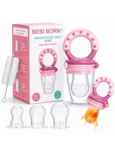   Bebi Born etetőháló 3 db pótfejjel és kefével, OUTLET termék