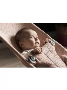   BabyBjörn Bouncer Bliss hálós pihenőszék - gyöngyház rózsaszín , OUTLET termék
