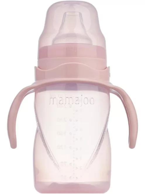 Mamajoo Anti-Colic 270ml-es itatópohár- Powder Pink, OUTLET termék