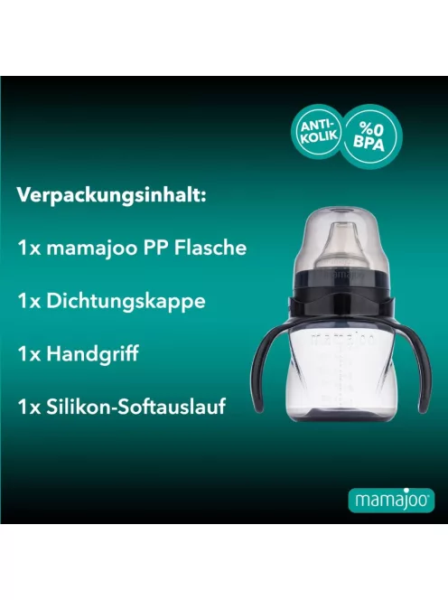 Mamajoo Anti-Colic 270ml-es itatópohár- Powder Pink, OUTLET termék
