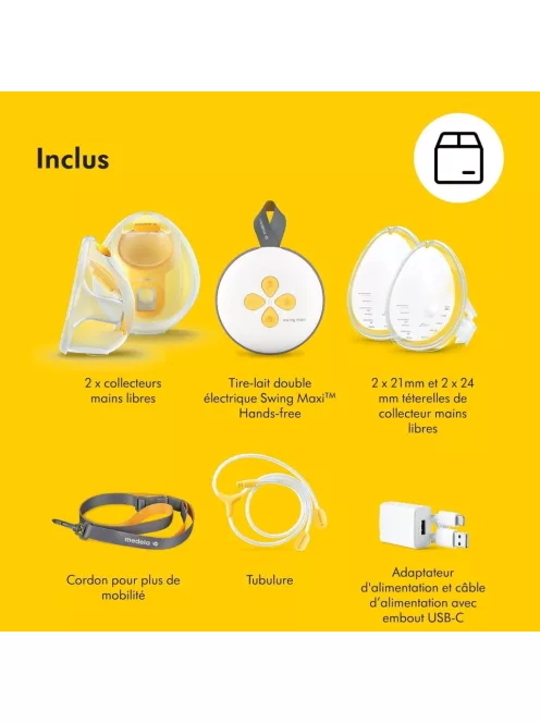Medela Swing Maxi kéz nélküli kettős elektromos mellszívó, OUTLET termék