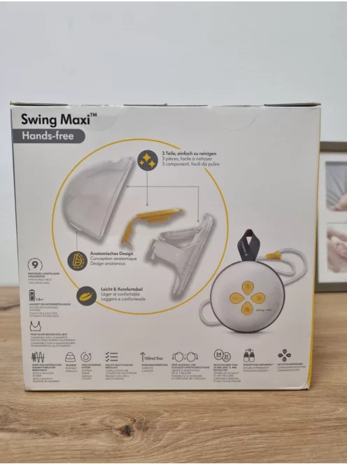 Medela Swing Maxi kéz nélküli kettős elektromos mellszívó, OUTLET termék