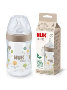 Nuk For Nature M-es cumisüveg, 260 ml, OUTLET termék