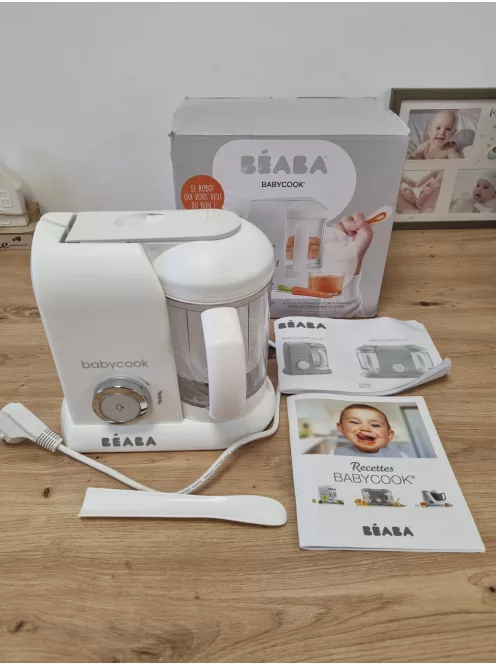  BÉABA Babycook® Solo 4 az 1-ben elektromos ételkészítő-fehér.OUTLET termék