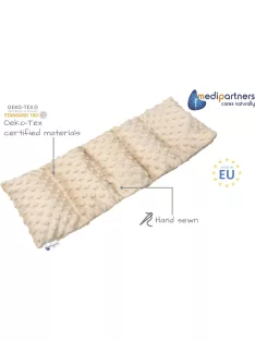   Medi Partners 60x20cm-es cseresznyemagos párna Minky anyagból ,OUTLET termék