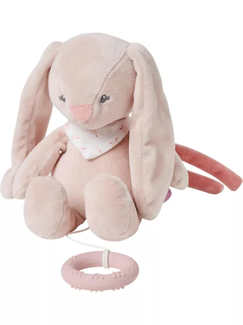 Nattou Mini felhúzható zenélő plüss nyuszi, OUTLET termék