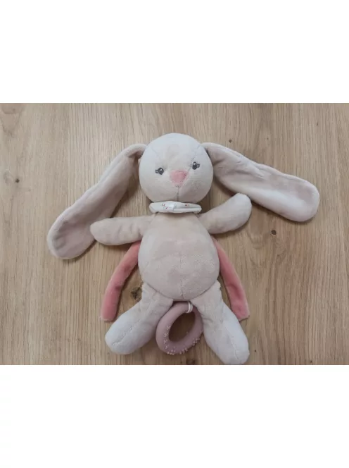 Nattou Mini felhúzható zenélő plüss nyuszi, OUTLET termék