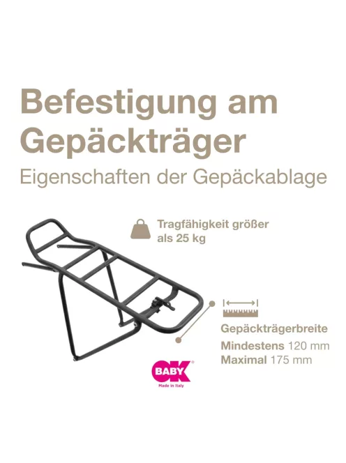 OKBaby kerékpárülés rögzítő, OUTLET termék