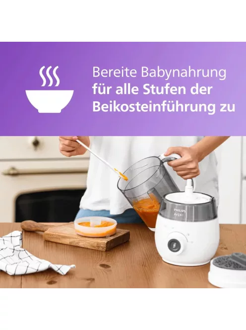 Philips Avent Premium 4:1-ben pároló- és turmix SCF883. OUTLET termék