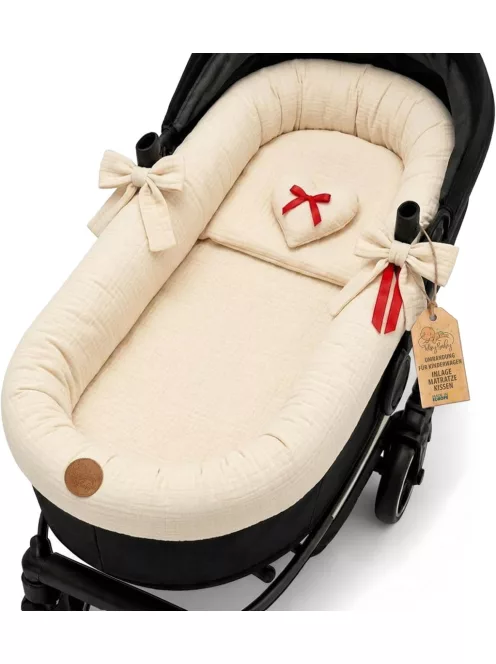 Totsy Baby univerzális muszlin mózeskosár huzat, OUTLET termék