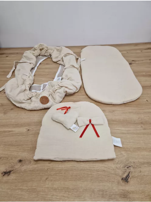 Totsy Baby univerzális muszlin mózeskosár huzat, OUTLET termék