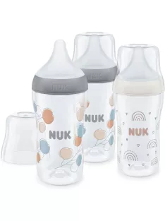   NUK Perfect Match cumisüveg szett, 3x260ml, 3+ hónapos kortól, OUTLET termék