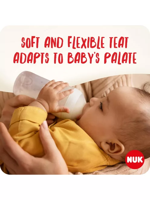 NUK Perfect Match cumisüveg szett, 3x260ml, 3+ hónapos kortól, OUTLET termék