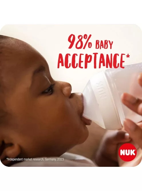 NUK Perfect Match cumisüveg szett, 3x260ml, 3+ hónapos kortól, OUTLET termék