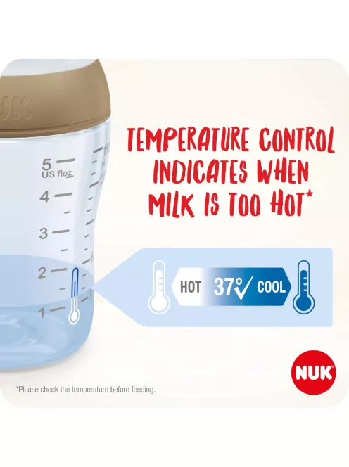 NUK Perfect Match cumisüveg szett, 3x260ml, 3+ hónapos kortól, OUTLET termék